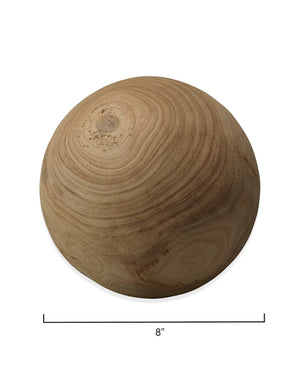 Jamie Young Co. Malibu Wood Balls (set of 3) 7MALI-NATU