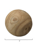 Jamie Young Co. Malibu Wood Balls (set of 3) 7MALI-NATU