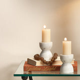 Jamie Young Co. Petit Marble Candlesticks (set of 2) 7PETI-CSWH