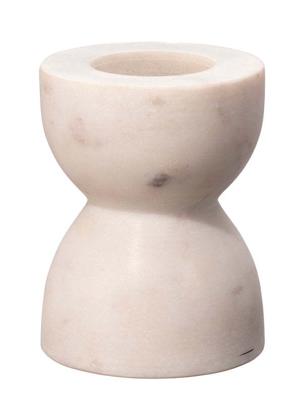 Jamie Young Co. Petit Marble Candlesticks (set of 2) 7PETI-CSWH