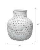 Jamie Young Co. Porous Vase 7PORO-VAWH