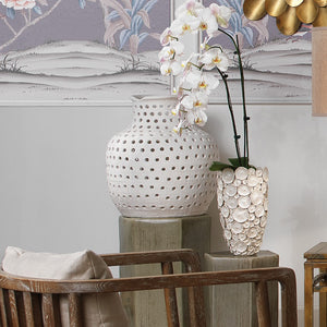 Jamie Young Co. Porous Vase 7PORO-VAWH