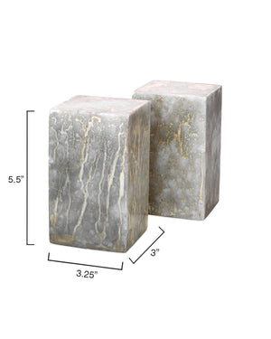 Jamie Young Co. Slab Bookends (Set of 2) 7SLAB-BESG