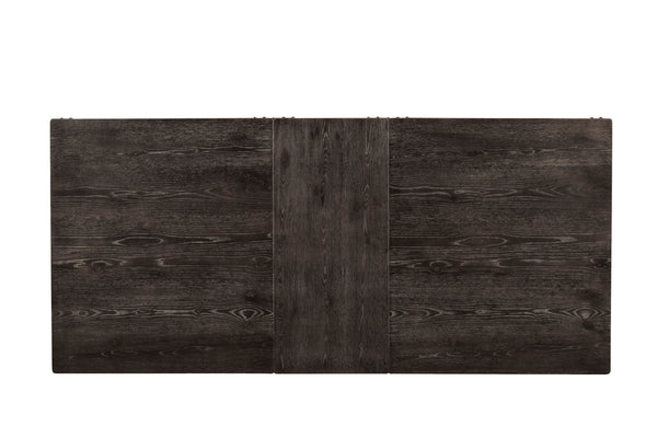 Alpine Furniture Manchester Dining Table, Charcoal 3868CHA-01 Charcoal Rubberwood Solids & Mindy Veneer 40 x 88 x 30