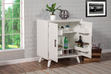 Flynn Small Bar Cabinet, White