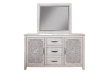 Aria Dresser with Cabinets & Drawers