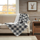 Woolrich Linden Lodge/Cabin 100% Polyester Printed Softspun To Berber Throw WR50-2498