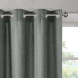 Englewood Modern/Contemporary 100% Polyester Solid Piece Dyed Grommet Top Window Panel