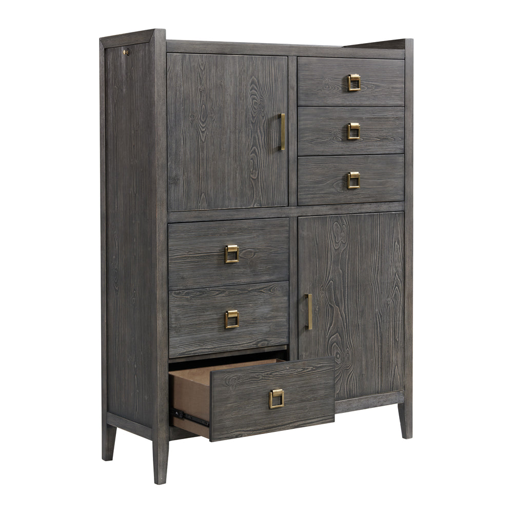 Intercon Portia Contemporary Gentleman's Chest PO-BR-9506GC-BDL-C PO-BR-9506GC-BDL-C