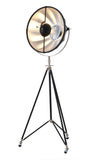 Bethel Black Floor Lamp in Metal