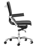 English Elm EE2948 100% Polyurethane, Steel, Aluminum Alloy Modern Commercial Grade Office Chair Black, Silver 100% Polyurethane, Steel, Aluminum Alloy