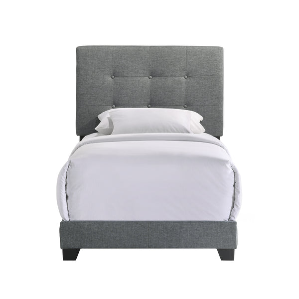Intercon Addysonbeds Contemporary Addyson Upholstered Twin Bed UB-BR-ADYTWN-GNM-C UB-BR-ADYTWN-GNM-C