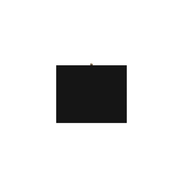 Alpine Furniture Flynn Mid Century Modern 2 Drawer Nightstand, Black 966BLK-02 Black Mahogany Solids & Okoume Veneer 18 x 15 x 26