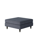 Fusion 170-C Transitional Cocktail Ottoman 170-C Sugarshack Navy 38" Square Cocktail Ottoman