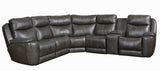 Showstopper 736-05P,80,84,92,46,06P Transitional Power Headrest Reclining Sectional [Made to Order - 2 Week Build Time]