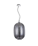 Bethel Chrome Single Pendant Lighting in Metal & Glass