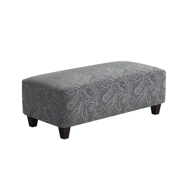 Fusion 100-C Transitional Cocktail Ottoman 100-C Bono Cobalt 49" Wide Cocktail Ottoman