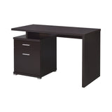 Irving Contemporary 2-drawer Office Desk with Cabinet