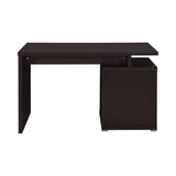 Irving Contemporary 2-drawer Office Desk with Cabinet