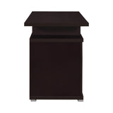 Irving Contemporary 2-drawer Office Desk with Cabinet