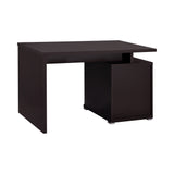 Irving Contemporary 2-drawer Office Desk with Cabinet