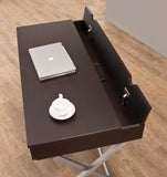 Olsen Casual Lift Top Storage Connect-it Desk Cappuccino