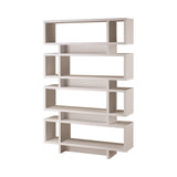 Contemporary 4-tier Open Back Bookcase