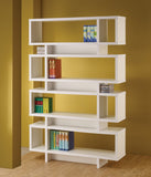 Contemporary 4-tier Open Back Bookcase