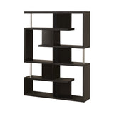 Contemporary 5-tier Bookcase and Chrome