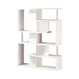 Contemporary 5-tier Bookcase and Chrome