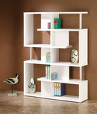 Contemporary 5-tier Bookcase and Chrome