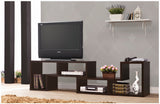 Modern Convertible TV Console and Bookcase