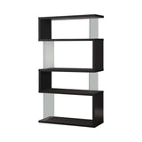 Modern 4-tier Bookcase and Clear