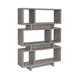 Modern 3-tier Geometric Bookcase