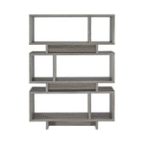 Modern 3-tier Geometric Bookcase