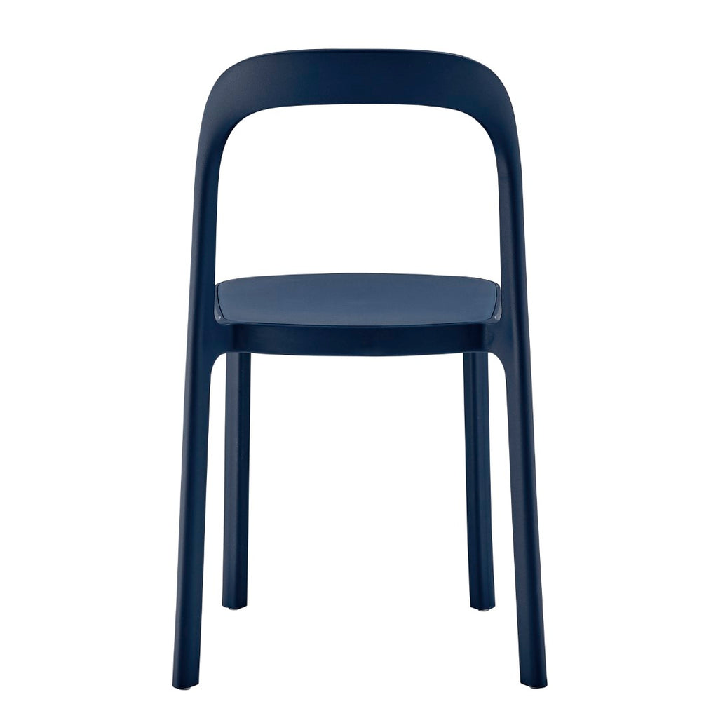 Lance Side Chair in Blue Polypropylene - Set of 2