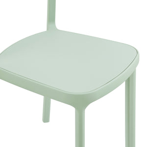 Lance Side Chair in Mint Polypropylene - Set of 2