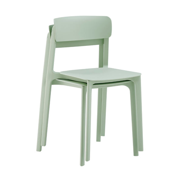 Tibo Side Chair in Mint Polypropylene - Set of 2