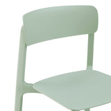 Tibo Side Chair in Mint Polypropylene - Set of 2