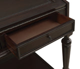 Milo Traditional 10-drawer Secretary Desk Warm Brown