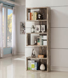 Country Rustic 5-tier Bookcase