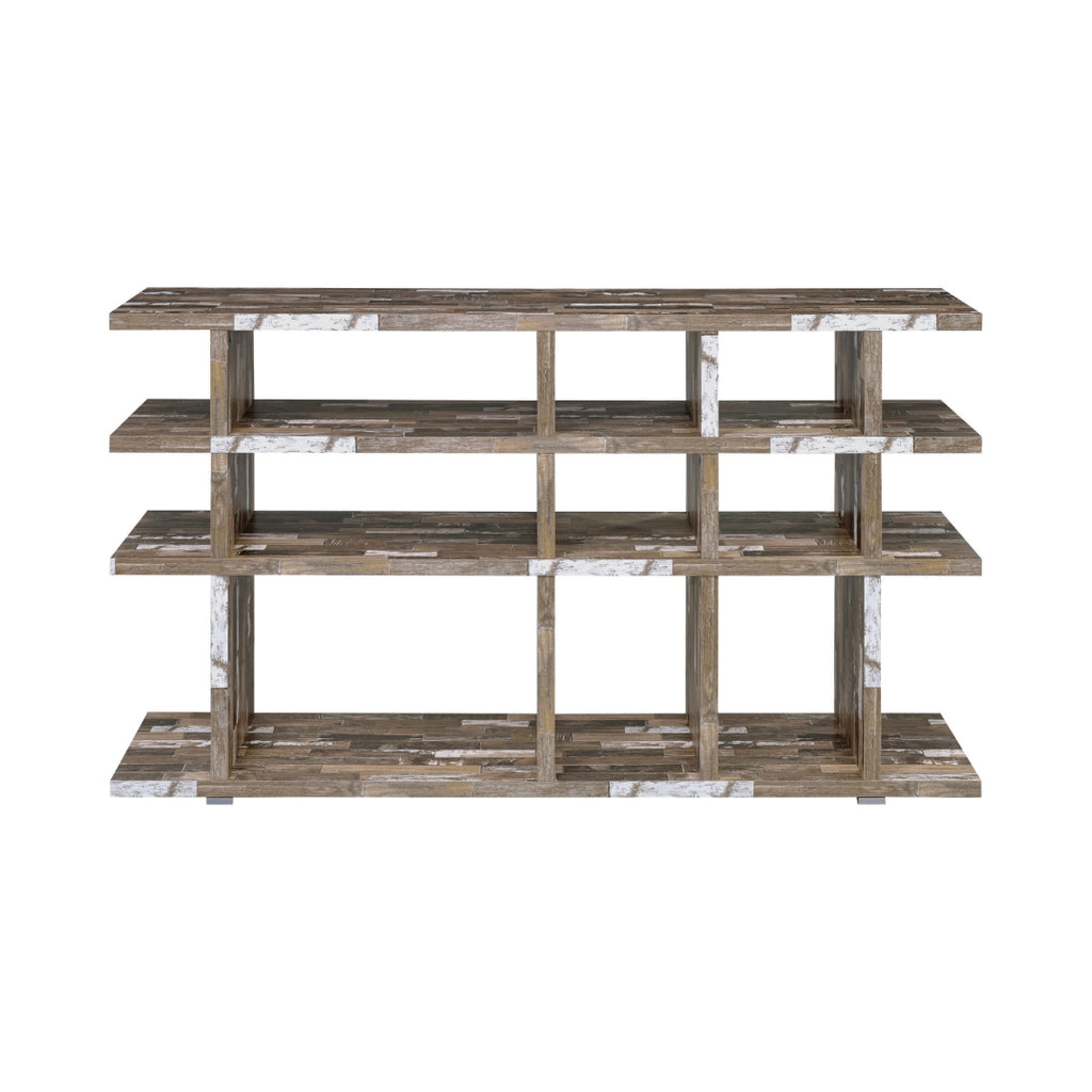 Country Rustic 3-tier Open Bookcase