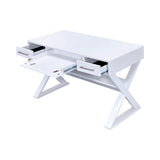 Krista Casual 3-drawer Writing Desk White