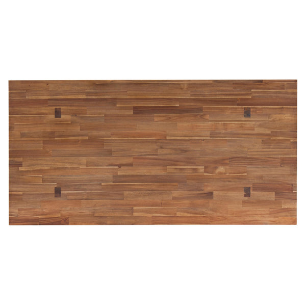 Bedford 79" Rect. Dining Table "A" Base Brushed Brown