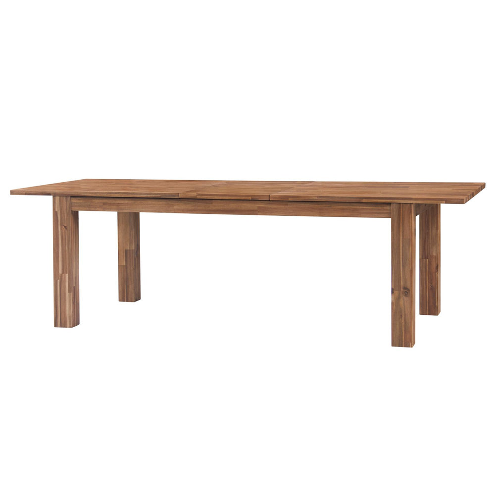 Bedford Butterfly Dining Table w/ 20" Ext. Brushed Brown