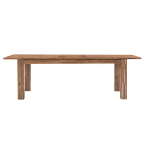 Bedford Butterfly Dining Table w/ 20" Ext. Brushed Brown