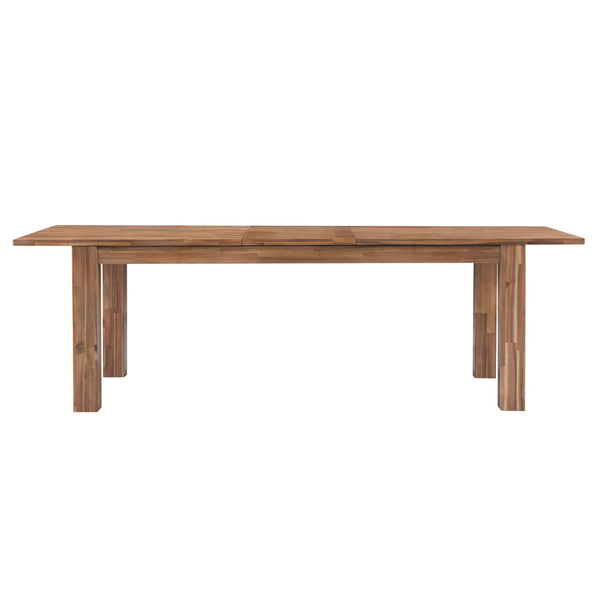 Bedford Butterfly Dining Table w/ 20" Ext. Brushed Brown