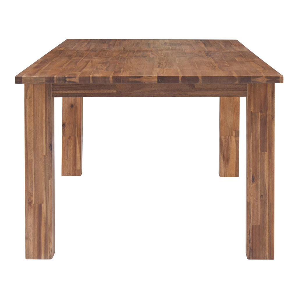 Bedford Butterfly Dining Table w/ 20" Ext. Brushed Brown