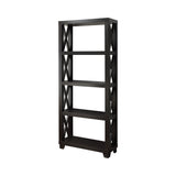 Humfreye Casual 4-shelf Bookcase Cappuccino