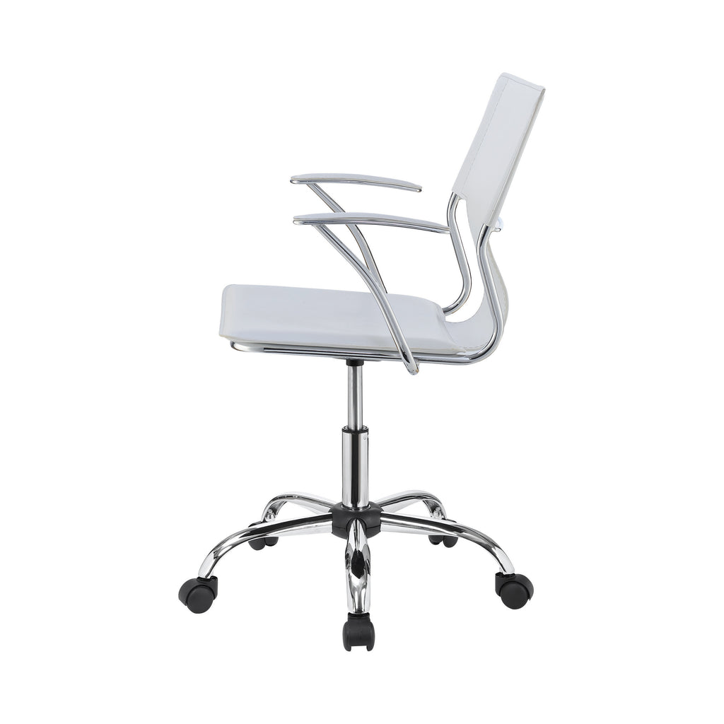 Contemporary Adjustable Height Office Chair and Chrome
